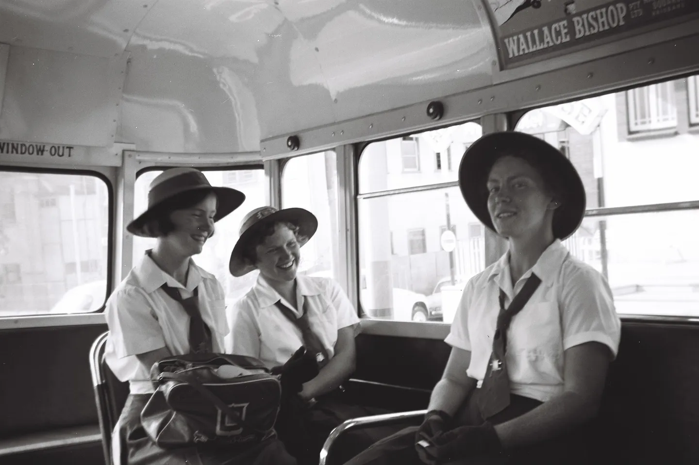 1960-catching-a-bus-to-school