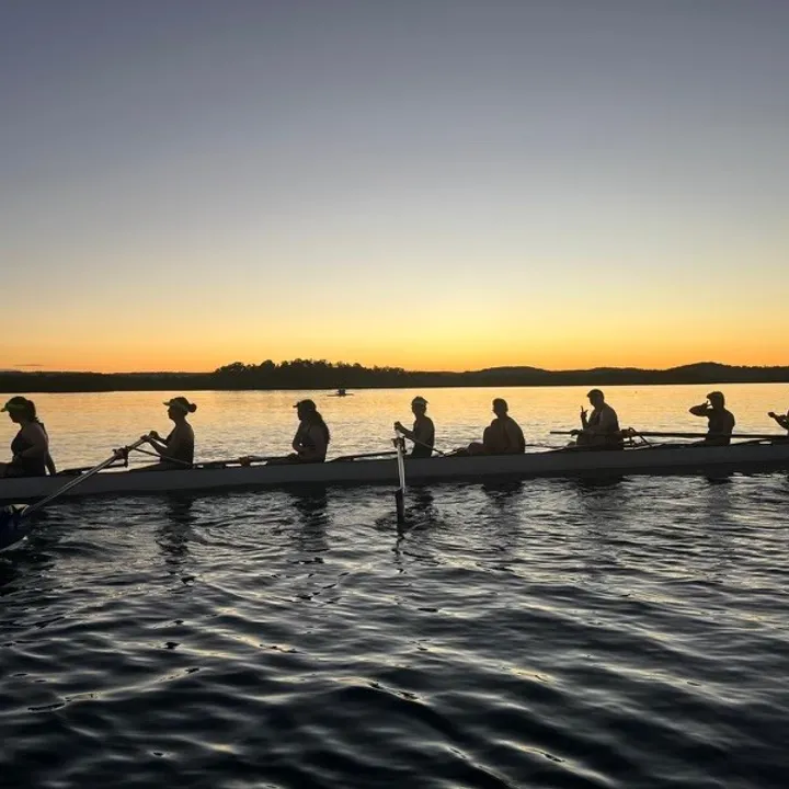 rowing-at-sunrise