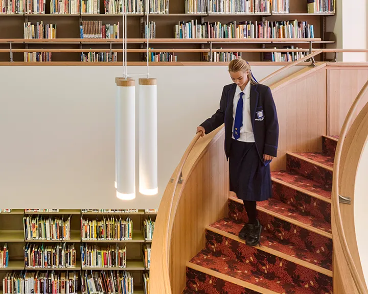 Library staircase