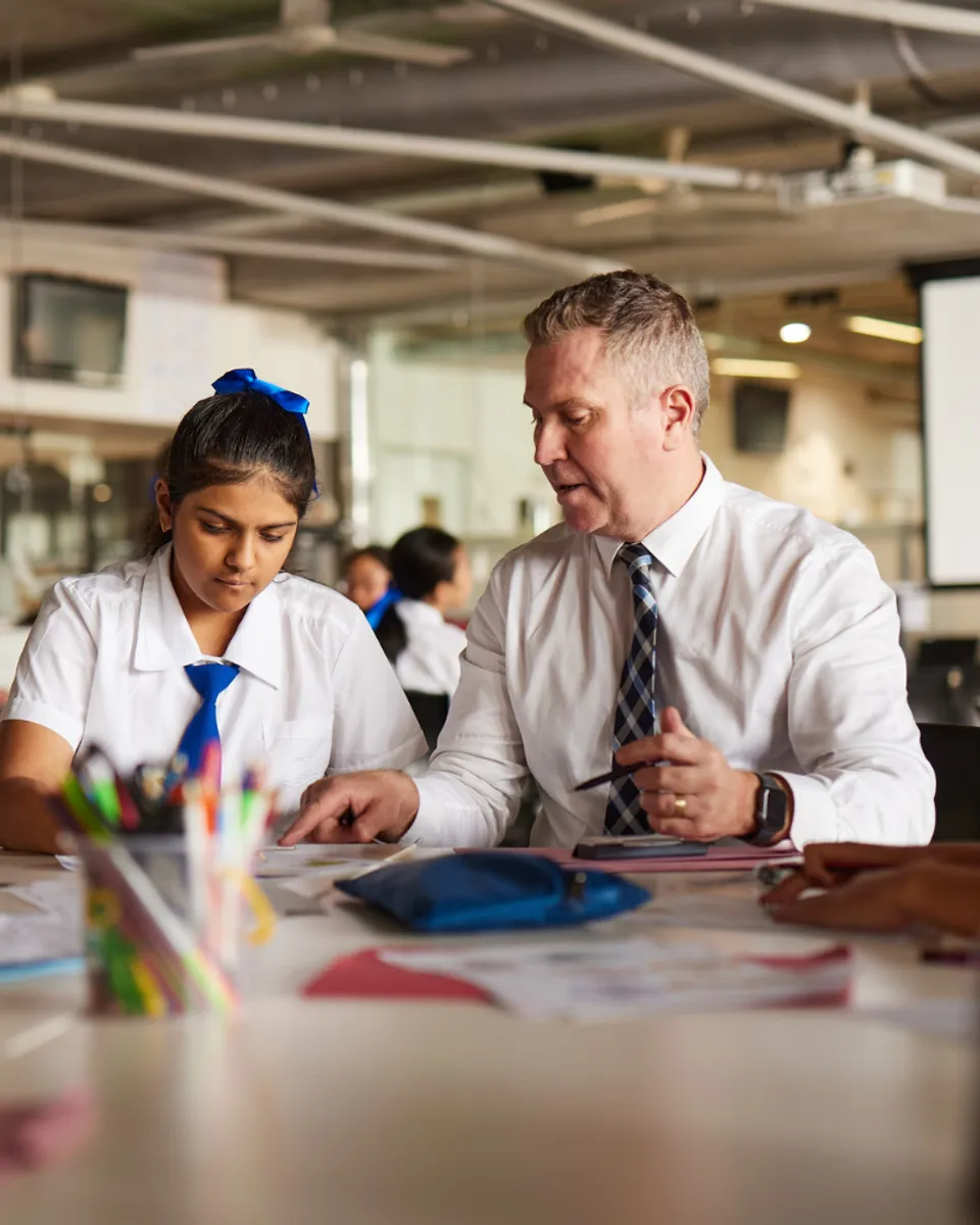 Technologies-Brendon Thomas in classroom